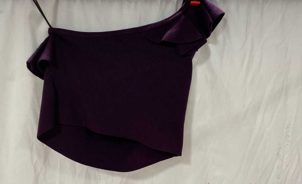 NWT Express Womens Purple One Shoulder Asymmetric… - image 4