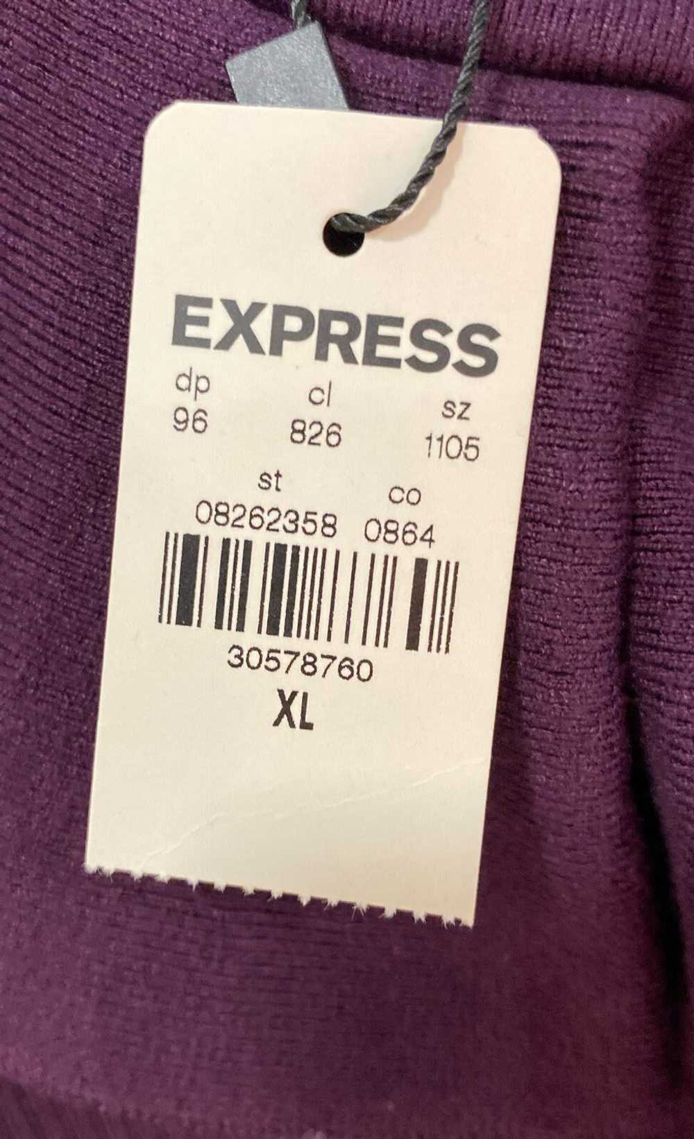 NWT Express Womens Purple One Shoulder Asymmetric… - image 6