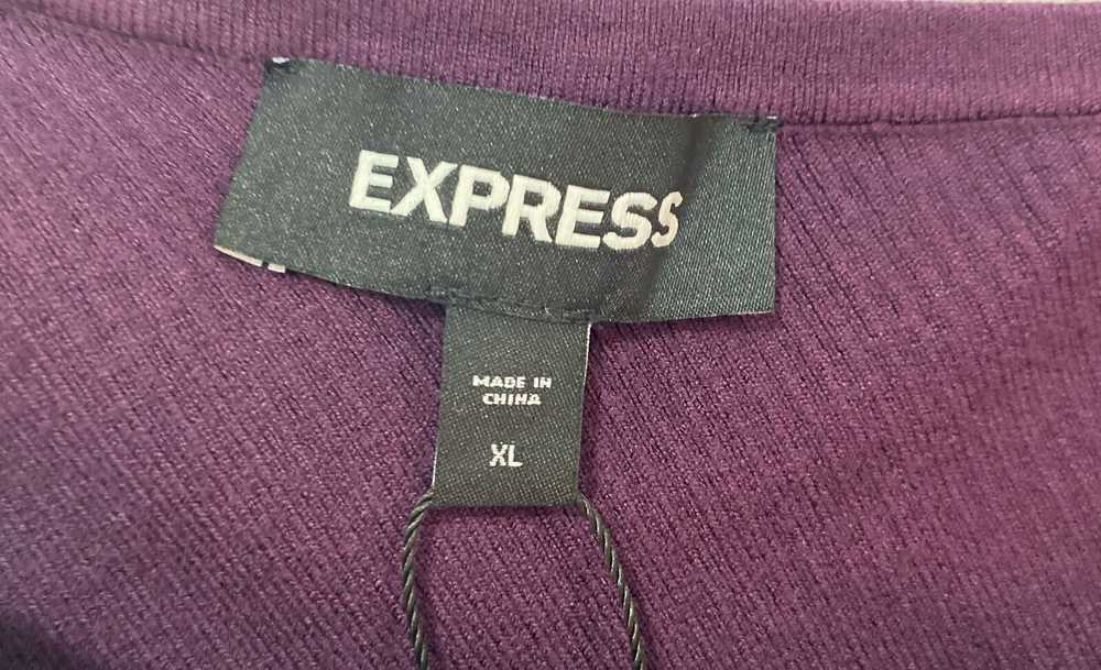 NWT Express Womens Purple One Shoulder Asymmetric… - image 7