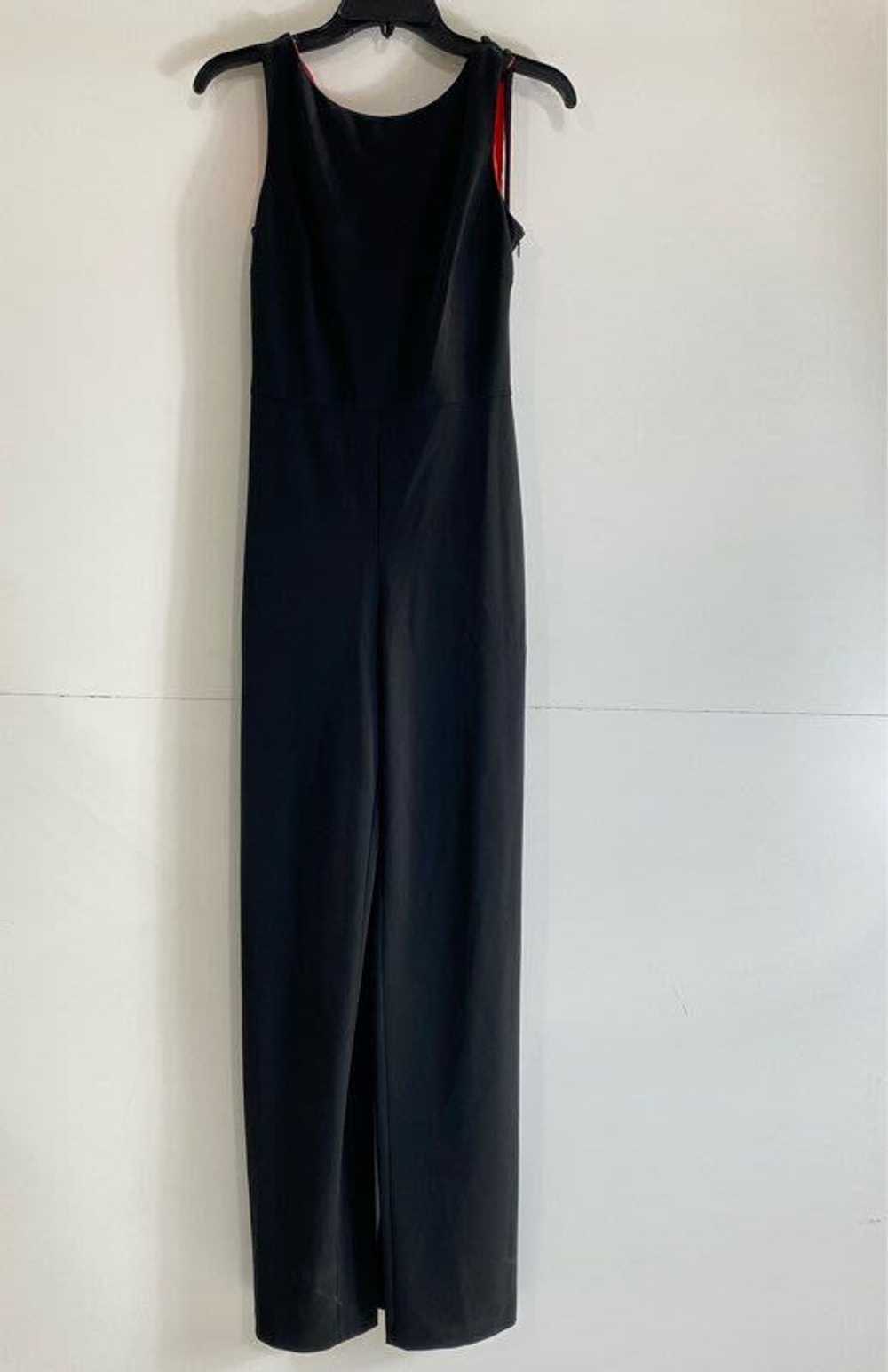 NWT Karl Lagerfeld Womens Black Draped Back Sleev… - image 1