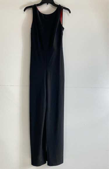 NWT Karl Lagerfeld Womens Black Draped Back Sleev… - image 1