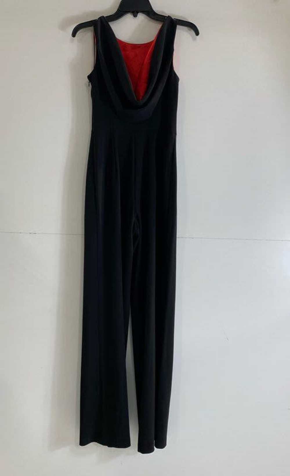 NWT Karl Lagerfeld Womens Black Draped Back Sleev… - image 2