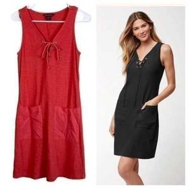 Tommy Bahama Arden Jersey Lace Up Dress Size S/P