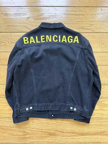 Balenciaga logo denim jacket Gem