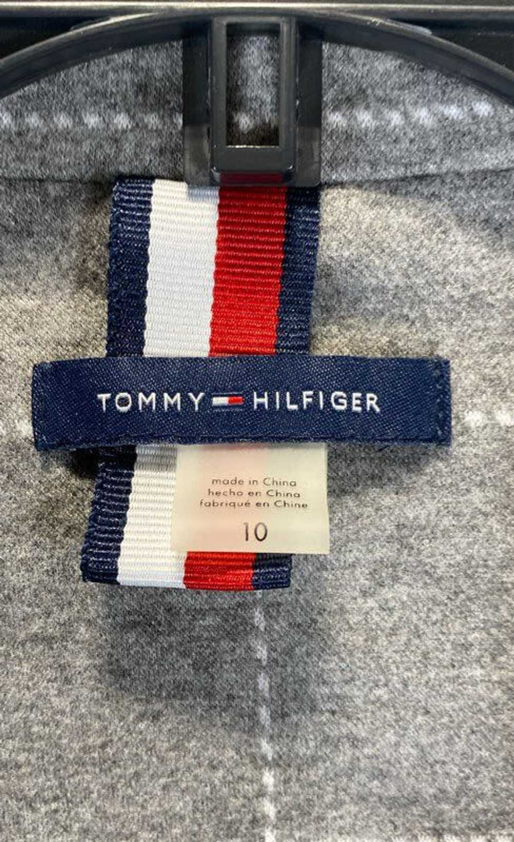 NWT Tommy Hilfiger Womens Gray Check Notch Lapel … - image 3