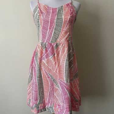 Gap Women's Dress Tribal Pink Orange Sz 10