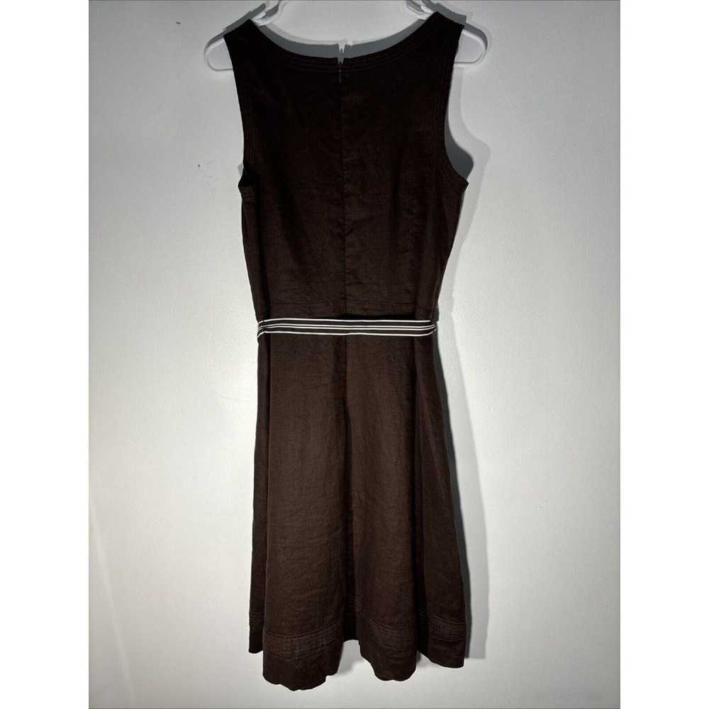 LIZ CLAIBORNE  Brown Dress Size 10 Midi Dress   1… - image 7