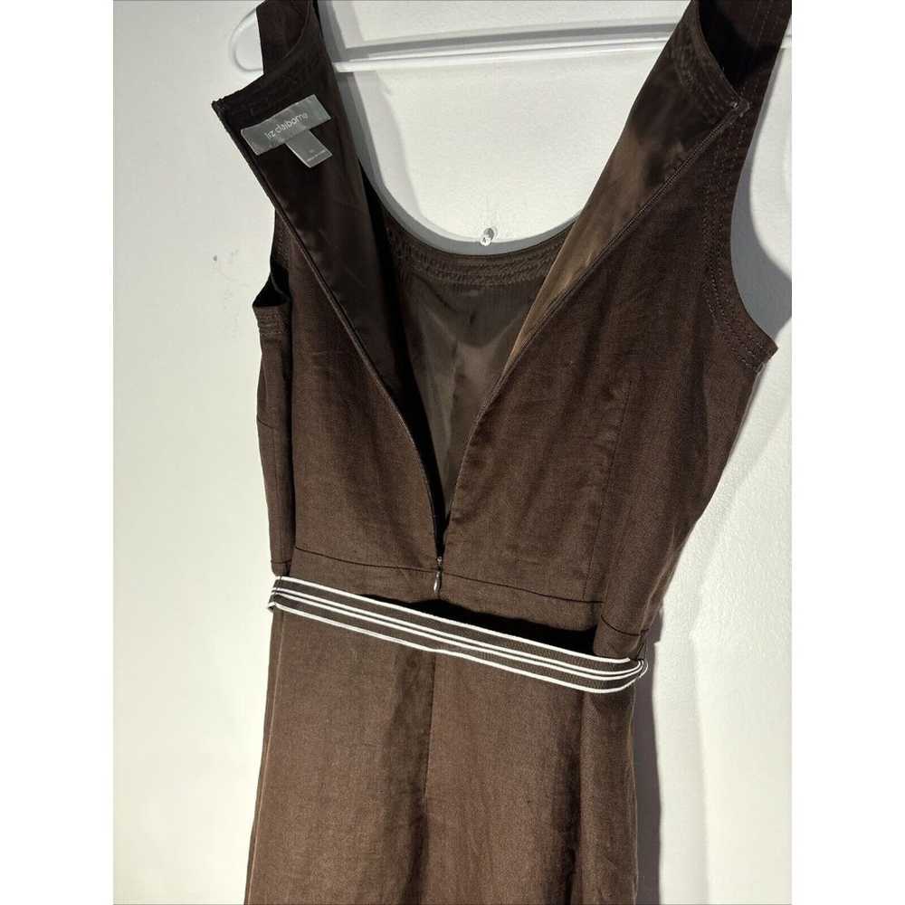 LIZ CLAIBORNE  Brown Dress Size 10 Midi Dress   1… - image 8