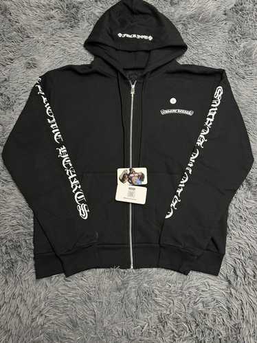 Chrome Hearts Chrome Hearts Scroll Logo Zip Up Hoo