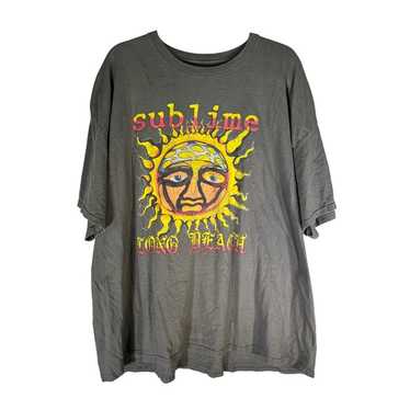 Vintage Style  Sublime Long Beach Graphic T-Shirt 