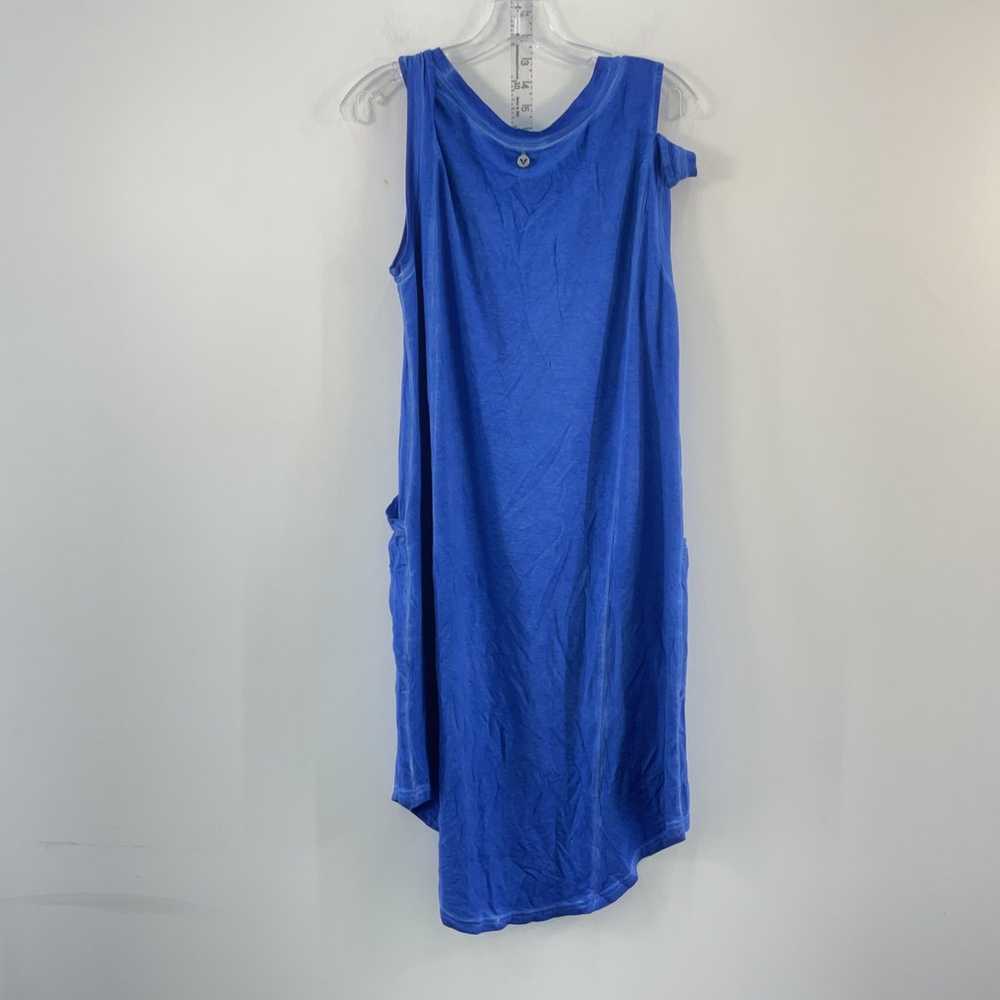 Women's LIVI Active Blue Knee Length Blouson Dres… - image 2