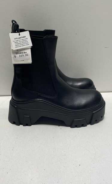 Zara Black Slip-On Ankle Boot Size 6