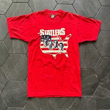 VTG Bright Red The Statlers Brothers T-shirt  Goo… - image 1