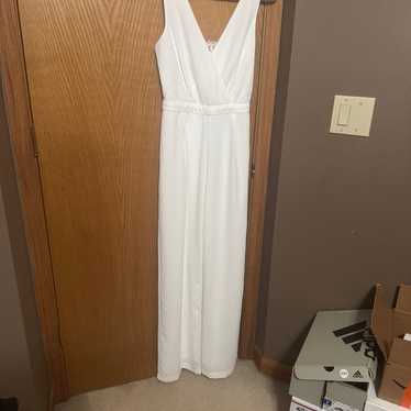 Lulus white pant suit size medium - image 1