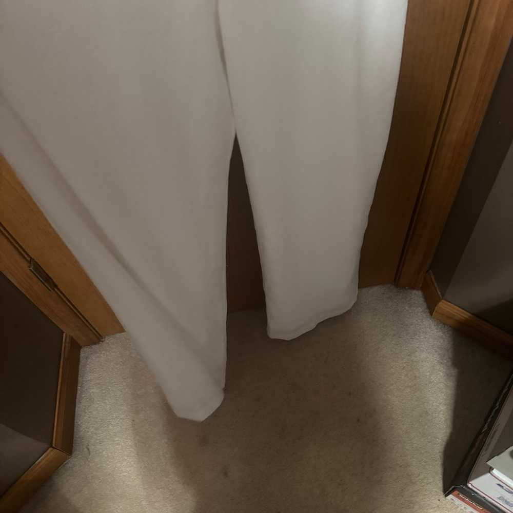 Lulus white pant suit size medium - image 2