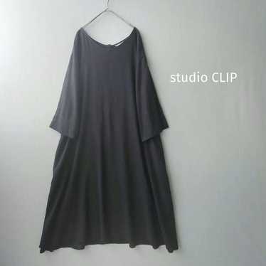 studio CLIP Studio Clip ◉ Linen Rayon V-Neck Flar… - image 1