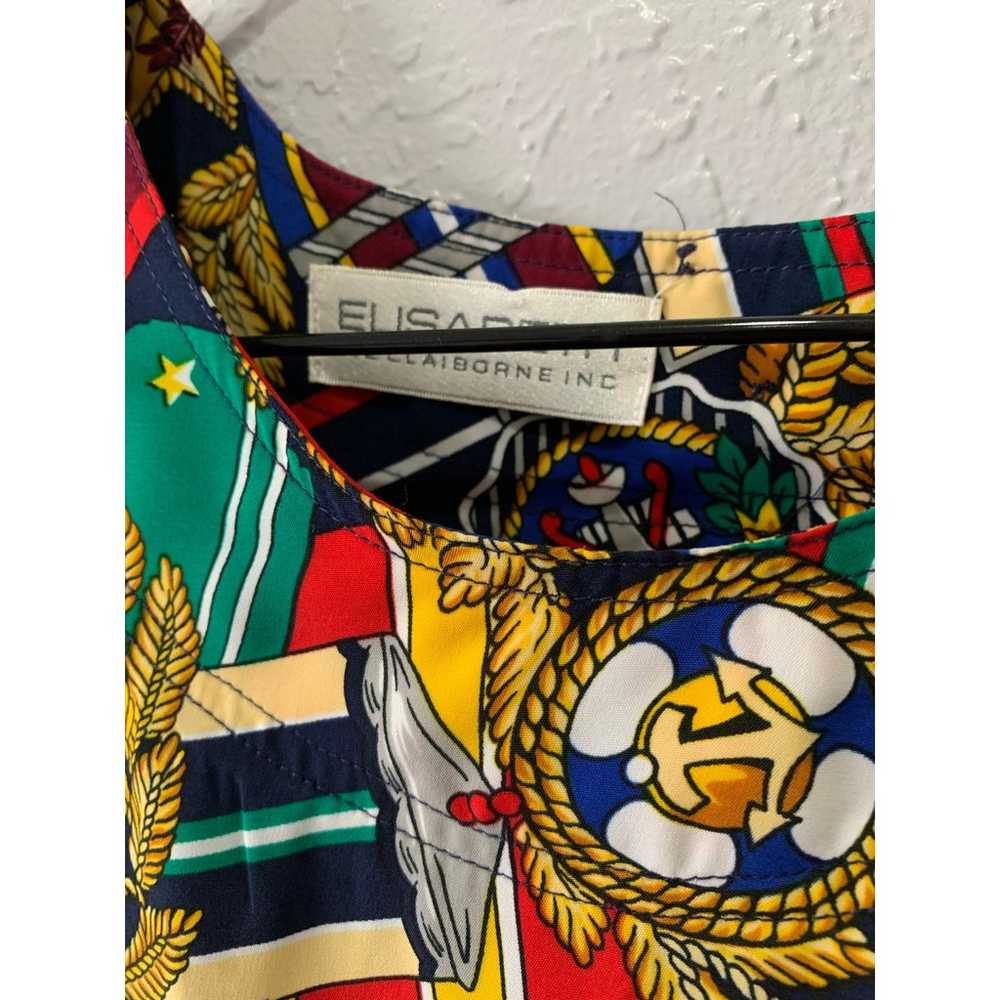 Vintage 80's Liz Clairborne All Over Print Medals… - image 5