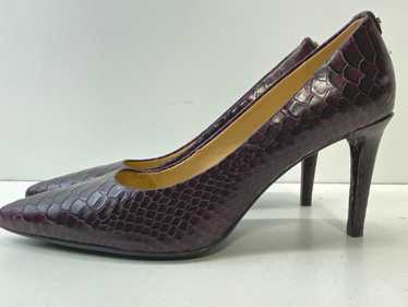 Michael Kors Plum Pump Heels Size 7.5 - image 1