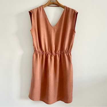 Universal Thread Rust V Neck Dress Size MediumUniv