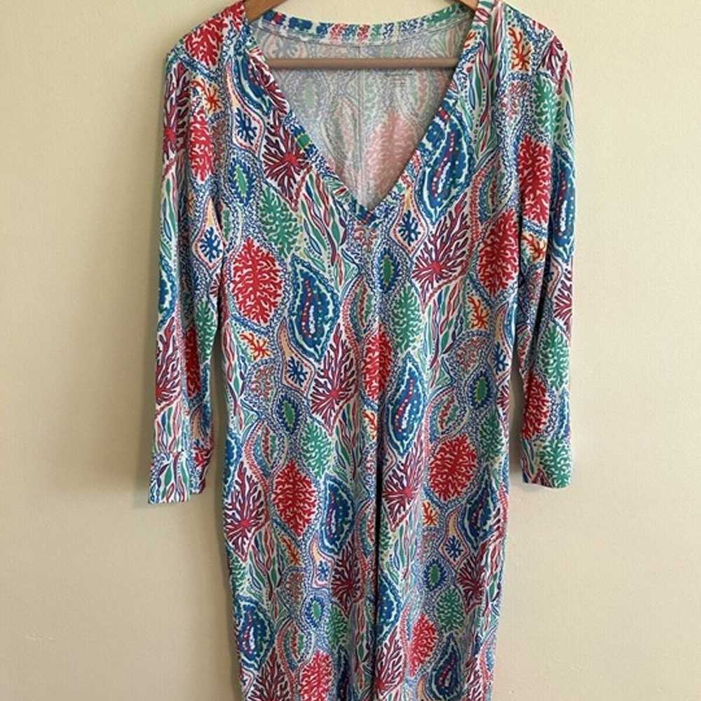 LILLY PULITZER Dress Christie Let Minnow 100% Pim… - image 1