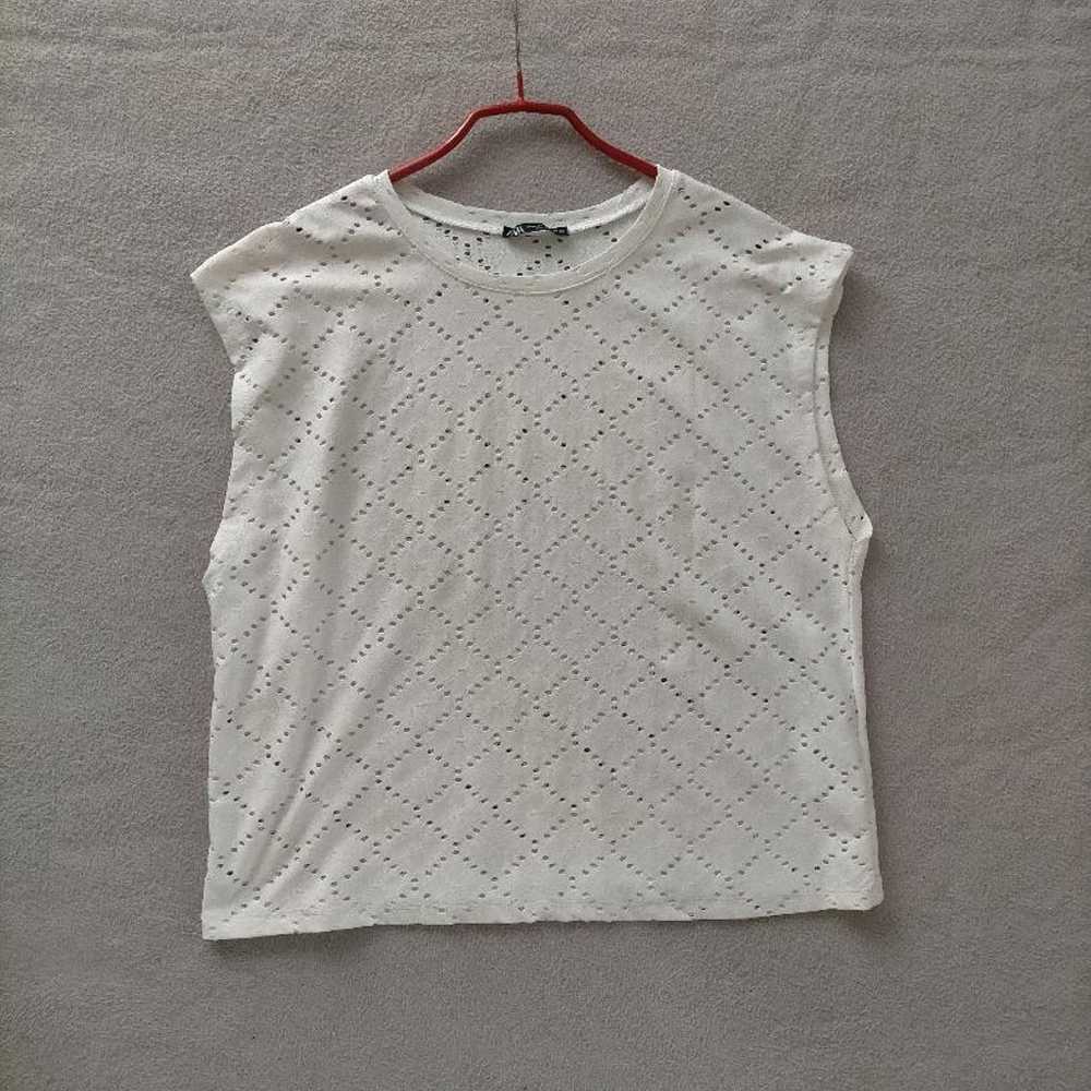 ZARA Sleeveless Cut and Sew Top M - image 1