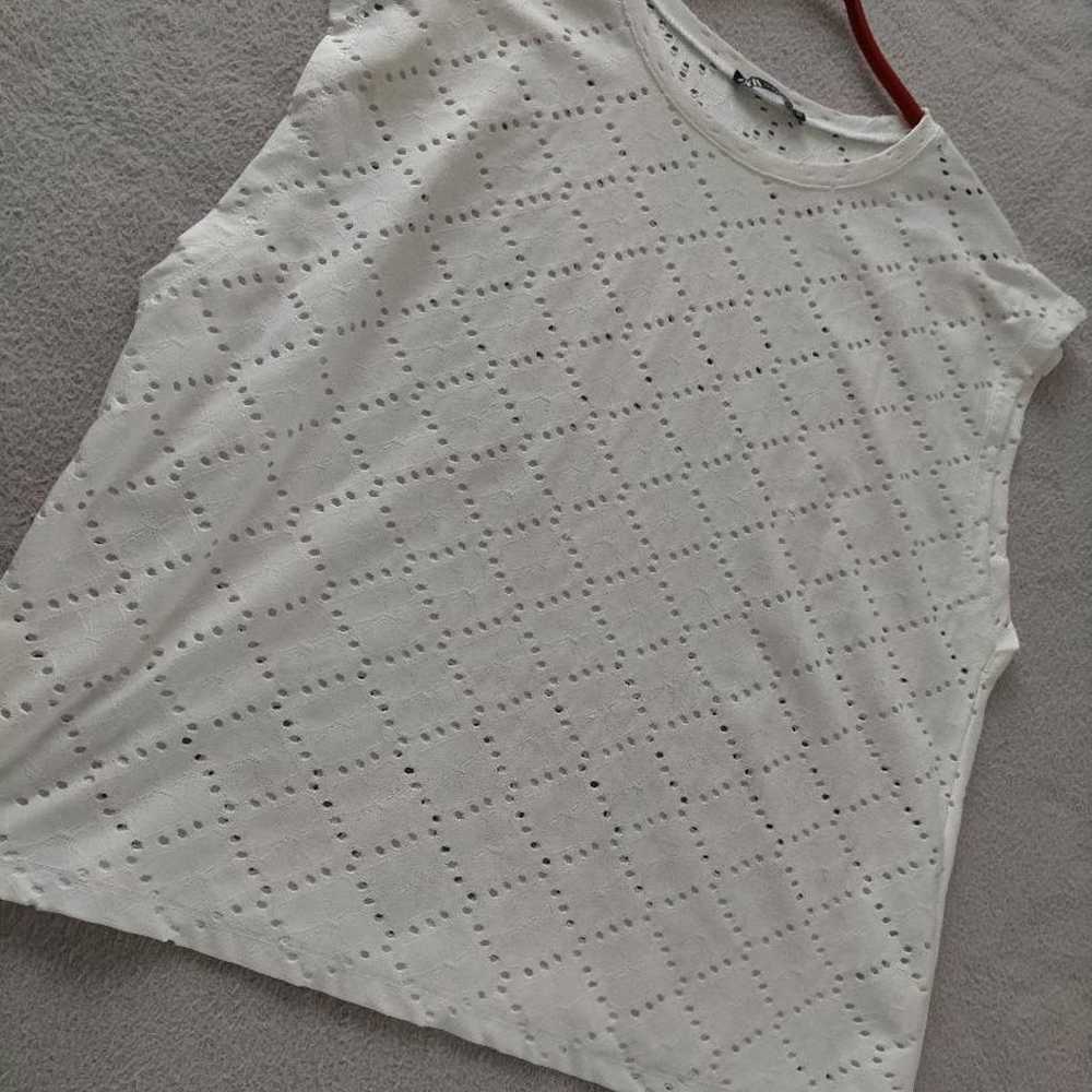 ZARA Sleeveless Cut and Sew Top M - image 3