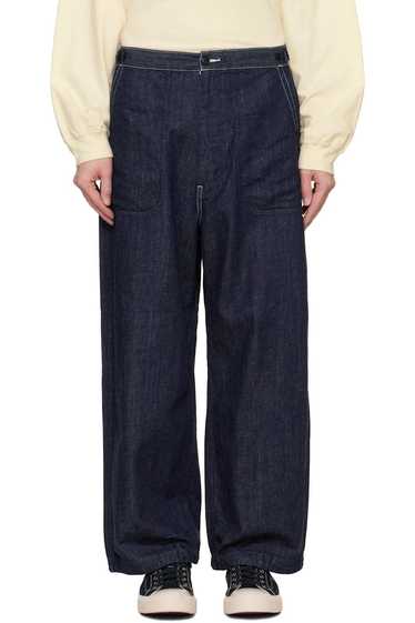 Nanamica Nanamica Indigo Wide Leg Work Jeans