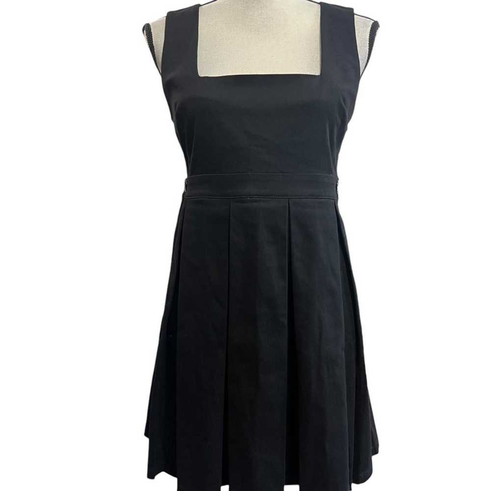 NWOT Dolls Kill Current Mood Gothic Black Pleated… - image 1