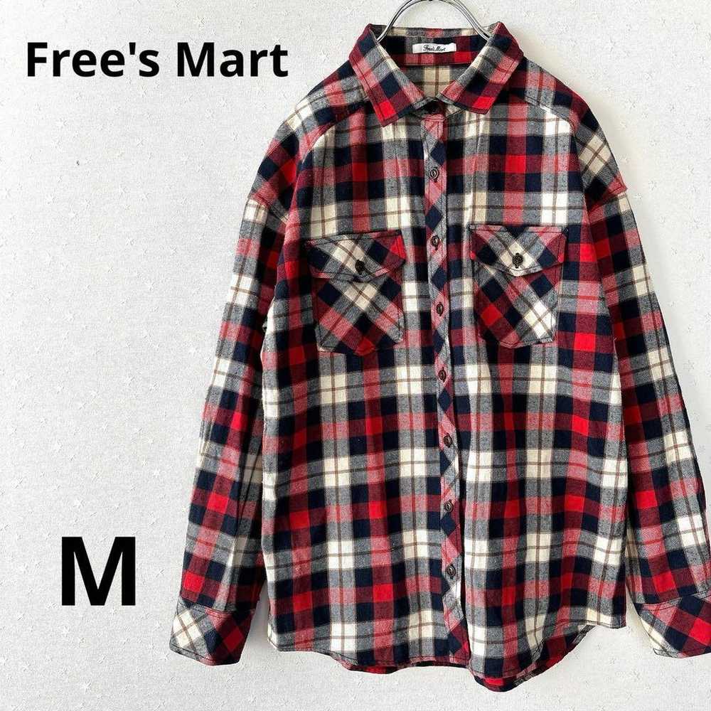 Freeze Mart flannel shirt casual top check patter… - image 1