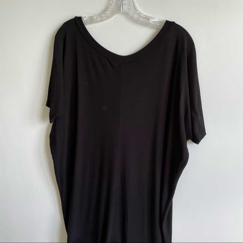 Universal Standard Black Short Sleeve Jersey Dress - image 3