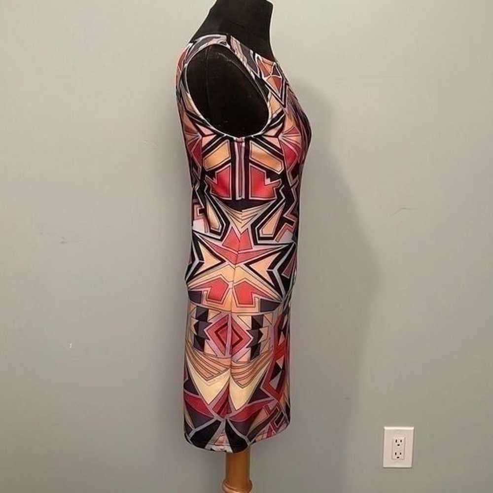 Orange & Black Aztec Print Mini Dress - image 7