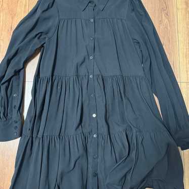 ZARA Black Shirt Dress