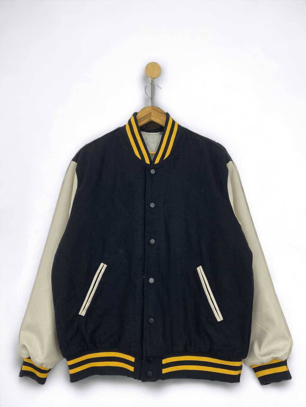 Bomber Jacket × Leather Jacket × Varsity Jacket V… - image 3