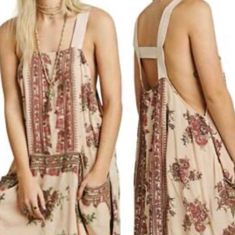 Free People Paradise Song Floral Boho Tunic Dress… - image 9