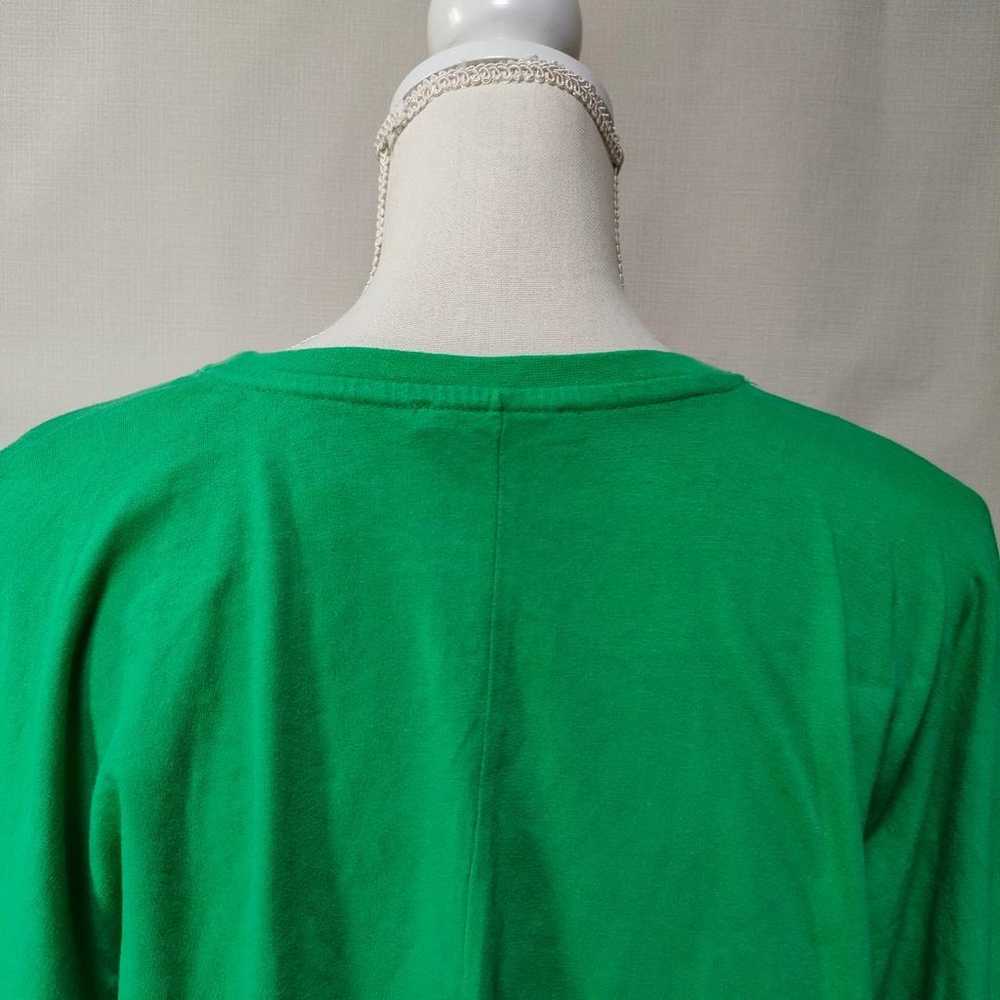 1994 ZARA 【S】 Cropped Shirt Green T-shirt - image 8