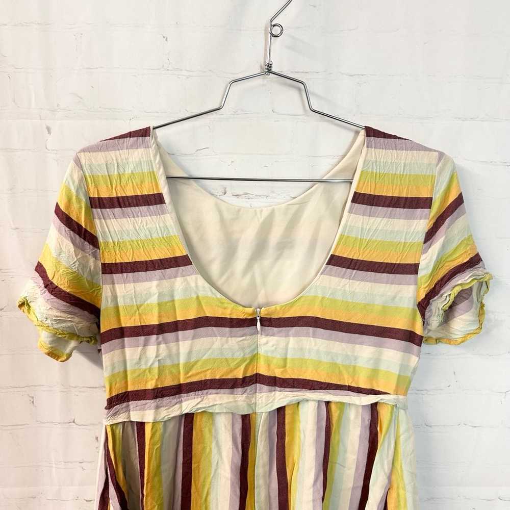 Madewell Striped Scoop-Back Dress size 8 - image 5