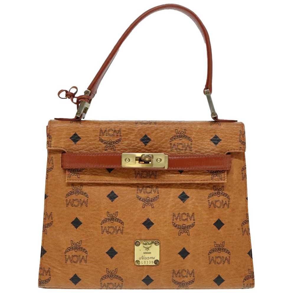 MCM Visetos Brown Canvas Handbag (Pre-Owned) - image 1