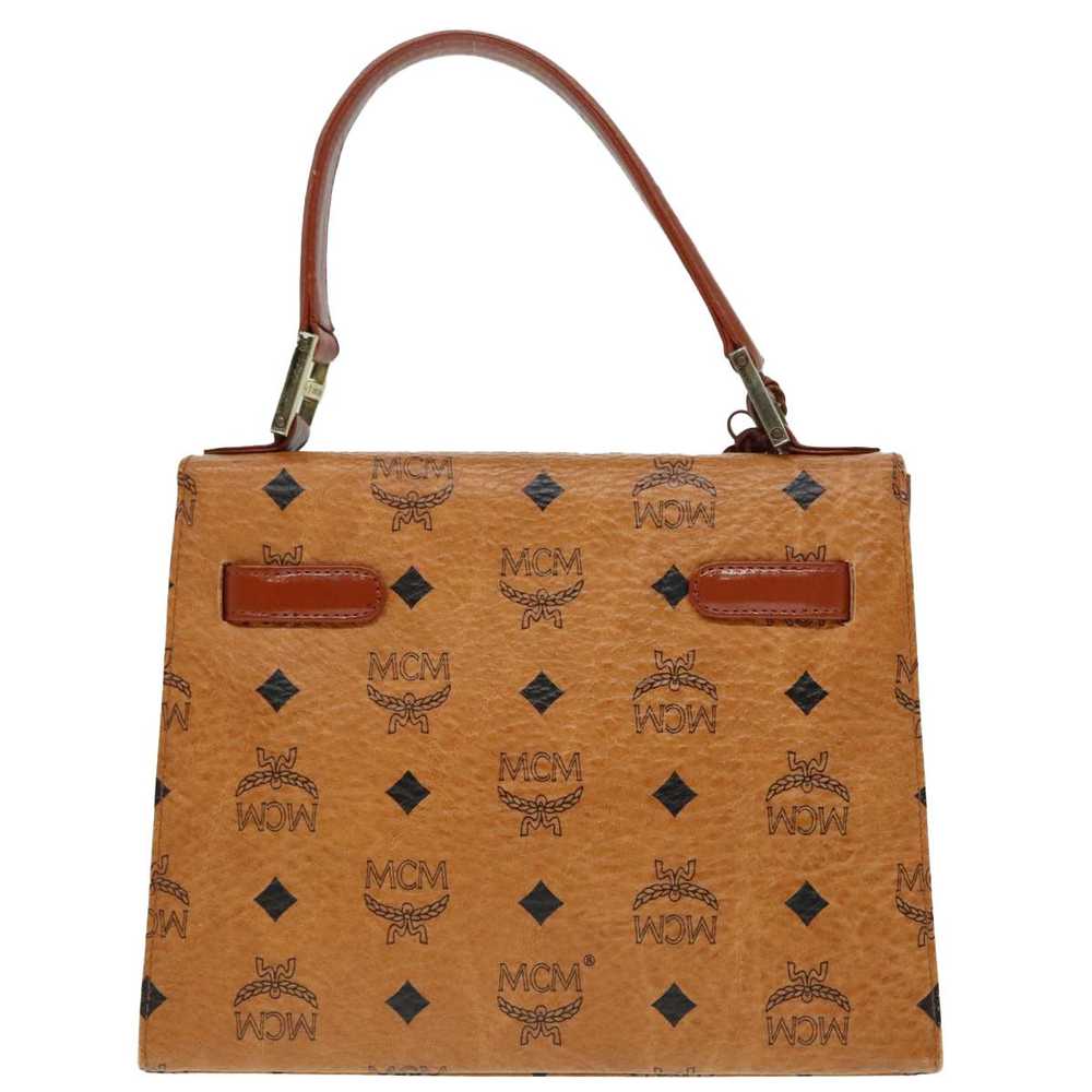 MCM Visetos Brown Canvas Handbag (Pre-Owned) - image 2