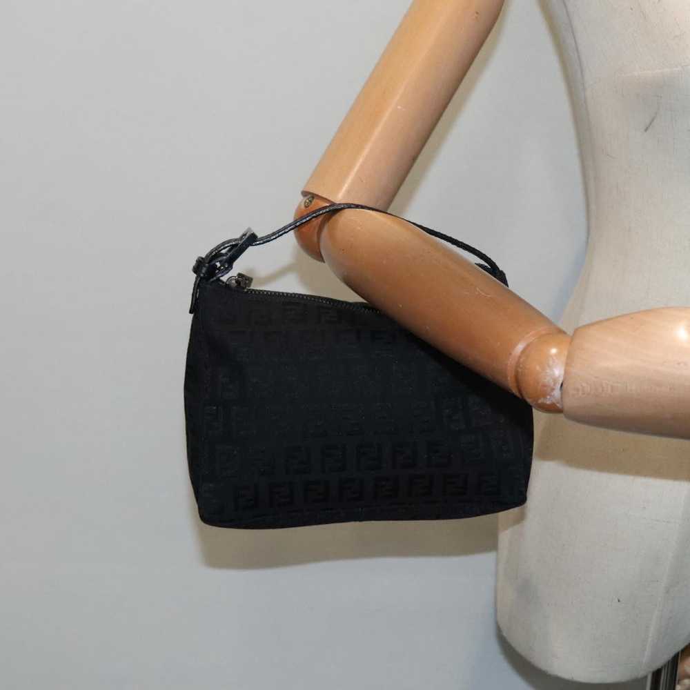 Fendi Zucca Black Canvas Handbag (Pre-Owned) - image 11