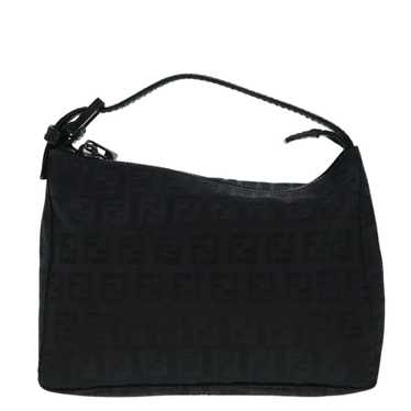 Fendi Zucca Black Canvas Handbag (Pre-Owned) - image 1