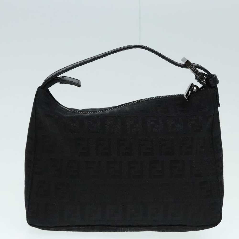 Fendi Zucca Black Canvas Handbag (Pre-Owned) - image 2