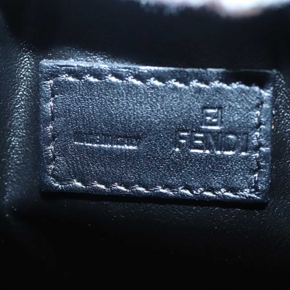 Fendi Zucca Black Canvas Handbag (Pre-Owned) - image 9