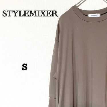 [Style Mixer] Long One-piece Sweatshirt Stretch Si