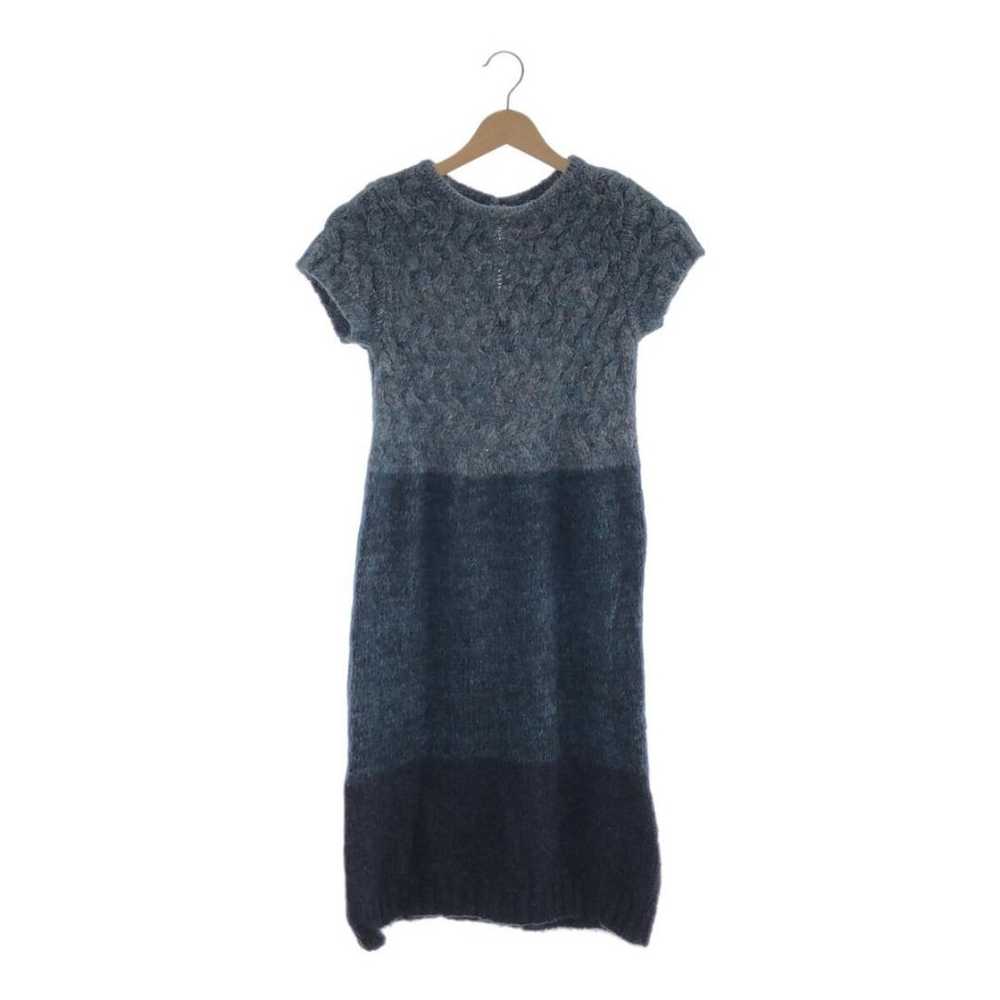 STILE BENETTON dress long half sleeve women's wool - image 2