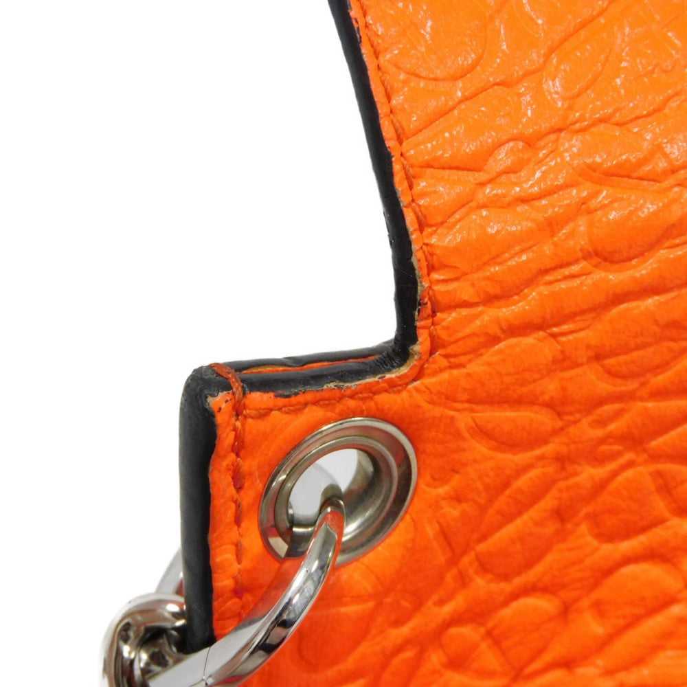 LOEWE Shoulder Bag Calfskin (Anagram embossed) Or… - image 10