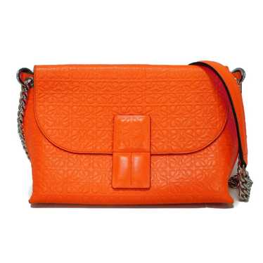 LOEWE Shoulder Bag Calfskin (Anagram embossed) Or… - image 1