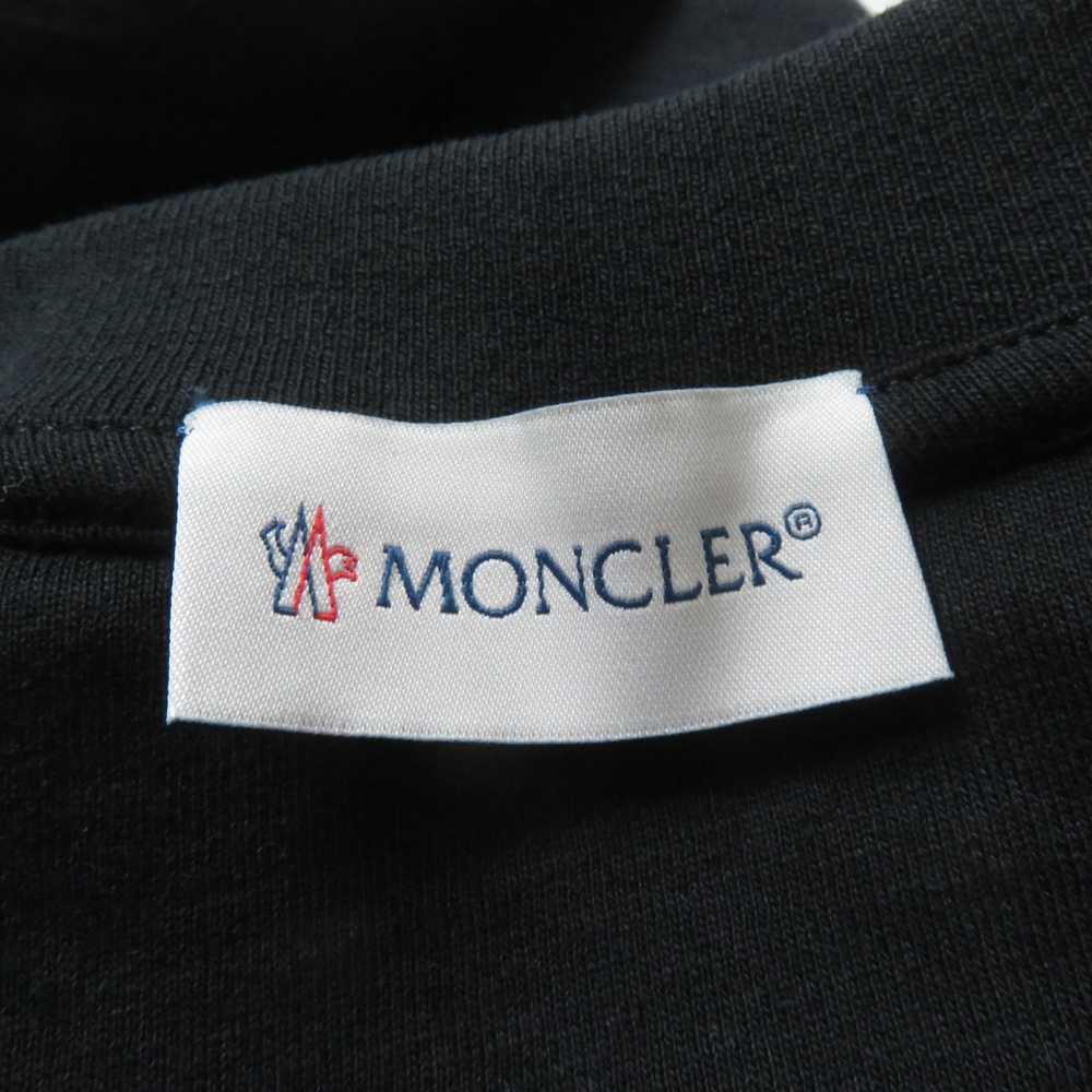 MONCLER pullover cotton black SWEAT SHIRT L - image 7