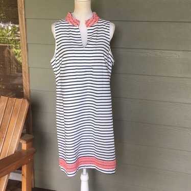 Jessica Howard Striped Sleeveless Dress