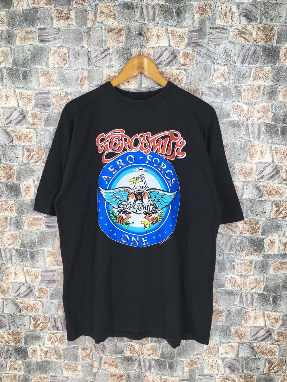 Aerosmith × Rock T Shirt × Rock Tees Vintage 90s … - image 1