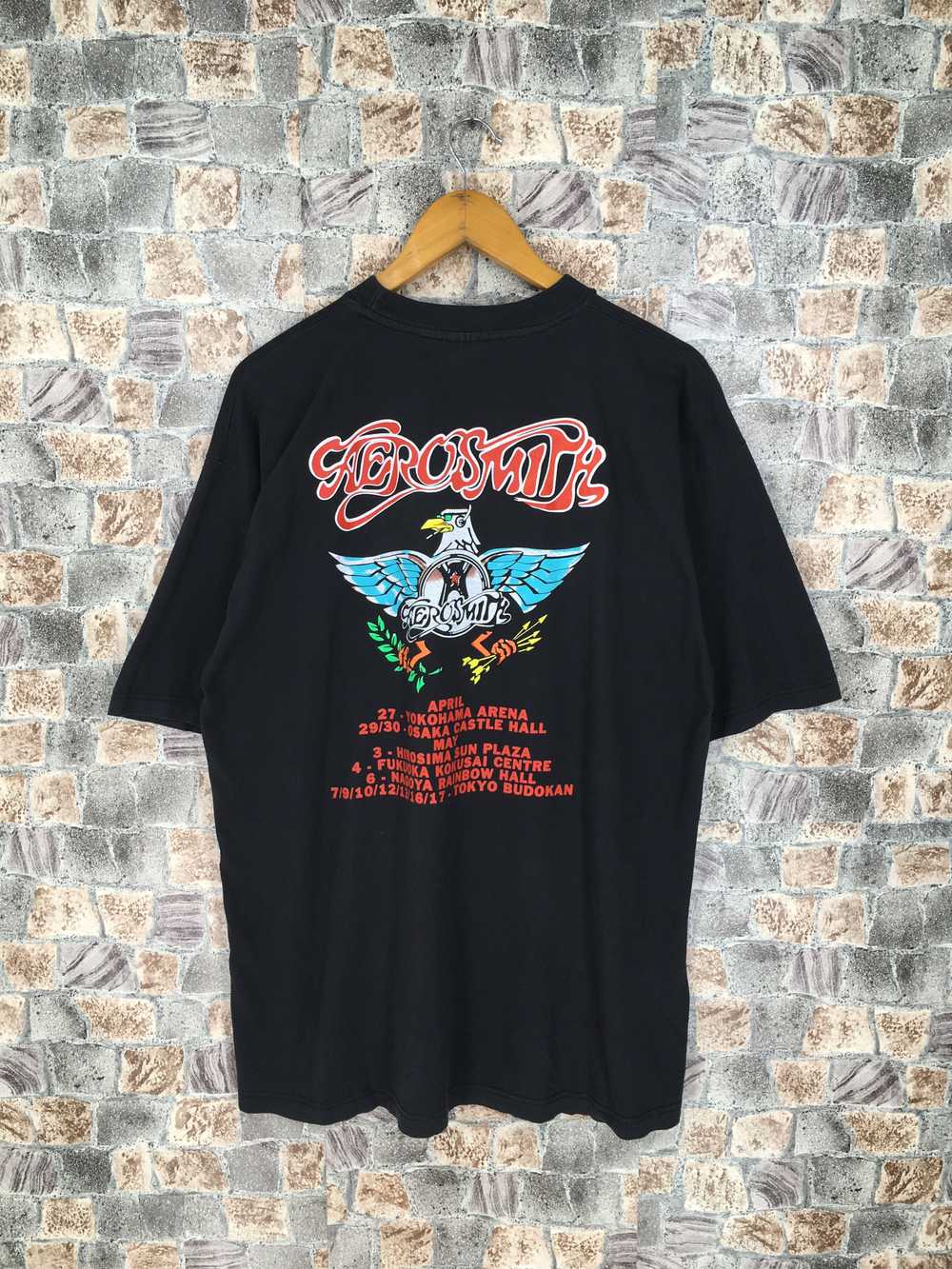 Aerosmith × Rock T Shirt × Rock Tees Vintage 90s … - image 8